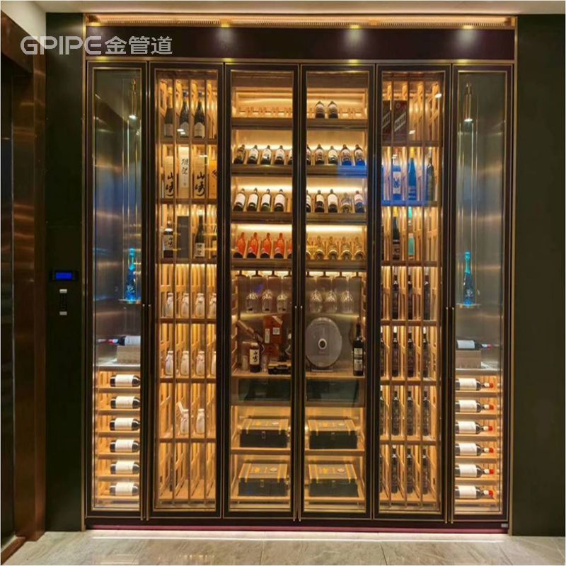 不锈钢酒柜64