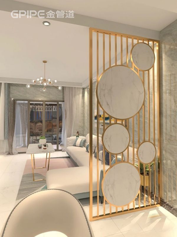 异形不锈钢屏风